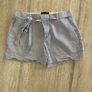 Women’s Striped chino banana republic shorts